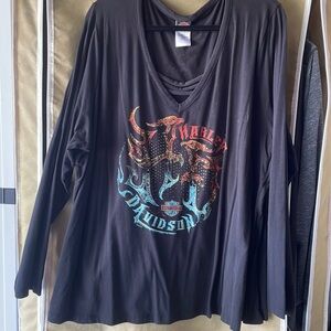 Harley Davidson long sleeve top